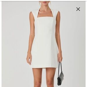 French Connection White Mini Dress